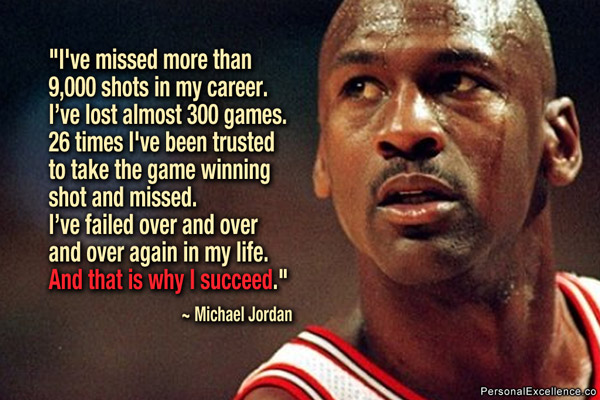 michael jordan failure quote